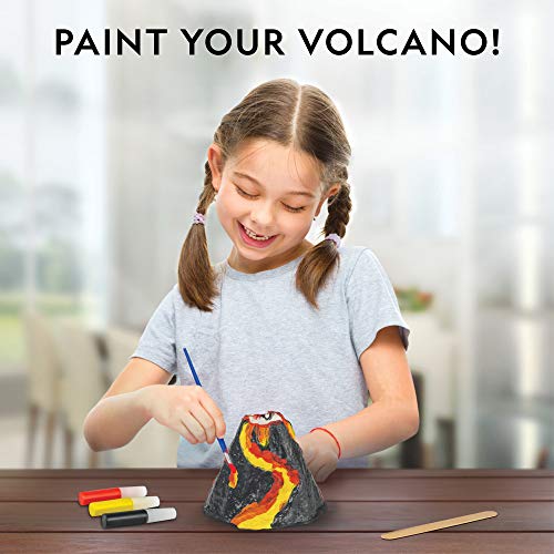 National Geographic Ultimate Volcano Kit – Erupting Volcano Science Kit for Kids, 3X More Eruptions, Pop Crystals Create E...