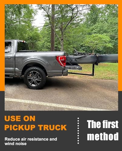 Autoholic Upgraded RV Hitch Mount Kayak Rack Height Adjustable Vertical Kayak Carrier for RV, Truck, SUV Holds 2 Kayaks up...