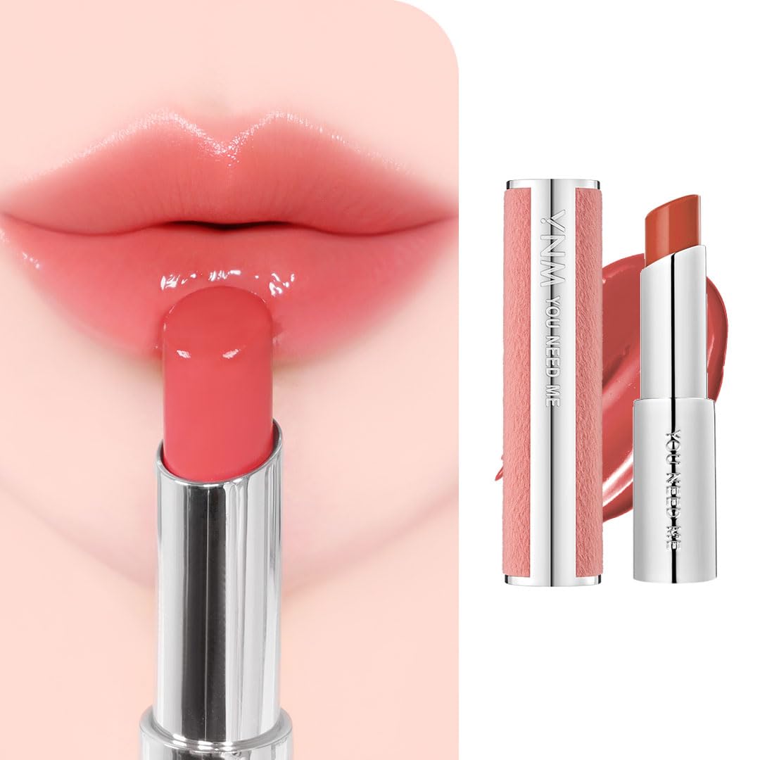 YNM Candy Gloss Balm (06 COCONUT SHELL, 3g) (+9 colors) K-beauty, Tinted, Color Lipstick Balm, Glossy, Moisture, korean, Jelly l