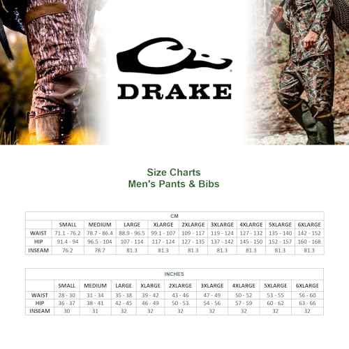 Drake Waterfowl Men's Non-Typical Endurance Soft Shell Durable Fleece Lined Camo Mid Season Hunting Pants with Scent Control
