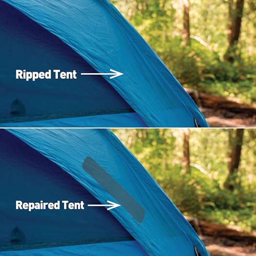 GEAR AID Tenacious Tape 3”x20” Fabric and Vinyl Gear Repair Tape, Quickly Fix Holes and Rips in Puffy Jackets, Rain and Sn...