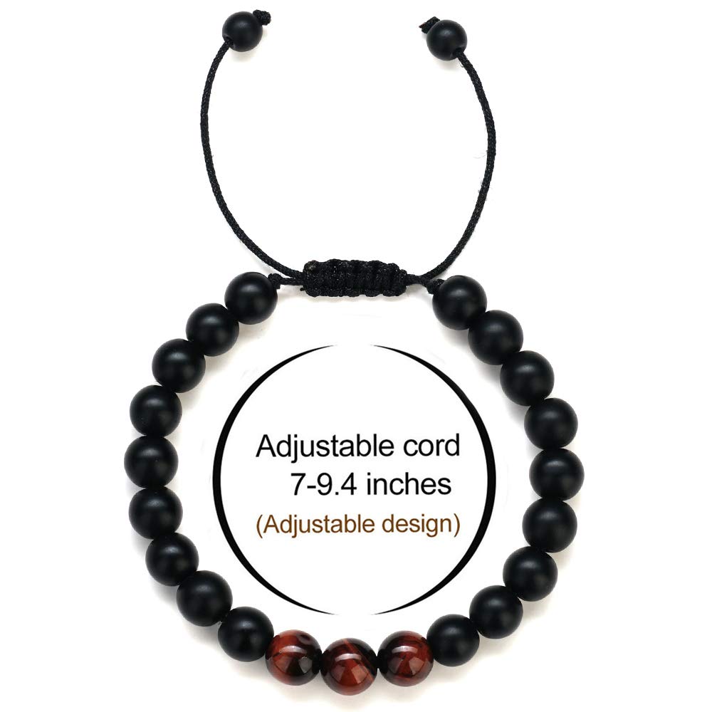M MOOHAM Mens Bracelet - Unique Gifts for Men Bracelets Set Christmas Gifts for Dad from Daughter Birthday Gift for Men Retirement Gifts for Men Bracelets for Men