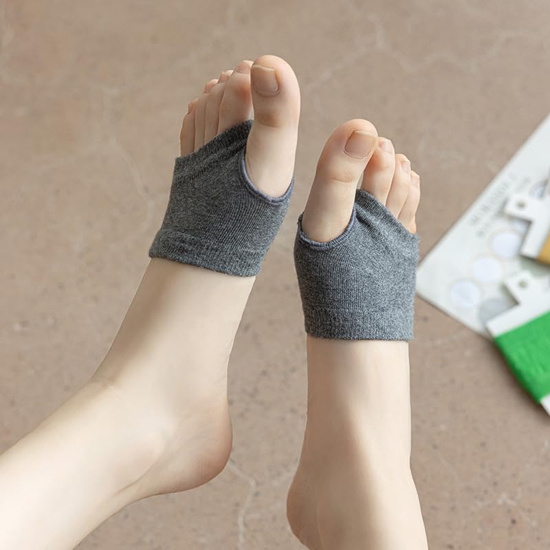 Women's Open Toe Split Toe Socks Sweat-Absorbing Anti-Slip Invisible Socks