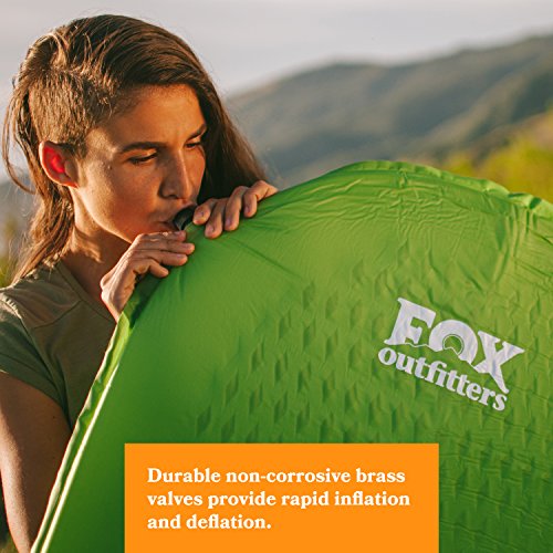 Fox Outfitters Ultralight Series Self Inflating Camp Pad - Perfect Foam Sleeping Pads for Camping, Backpacking, Hiking, Ha...