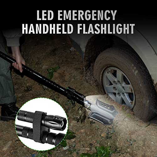 Camping Shovel Axe Outdoor Survival Shovel Set with High Carbon Steel Camping Gear for Men Outdoor Caming Hiking Backpacki...