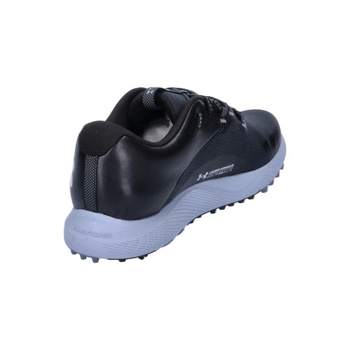 Under Armour Men's Charged Draw 2 Spikeless Cleat, (002) Black/Black/Mod Gray, 9.5, US