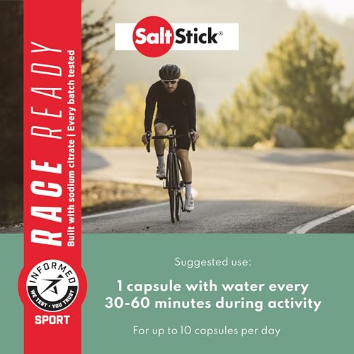 SaltStick Electrolytes with Caffeine - Salt Pills and Electrolytes for Running, Hydration, Leg Cramps Relief, Sports Recov...