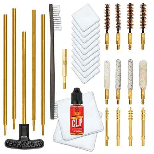 Otis Multi Caliber Rifle Cleaning Kit, Includes Cleaning Rods, Brushes, Patches, Compact Design, Made in USA (FG-SRS-MCR)