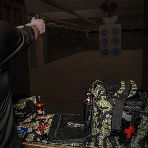 GRITR & Fieldcraft Survival Tactical Range Bag for Handguns and Ammunition | Shoulder Duty Military Style Duffle Bag for S...