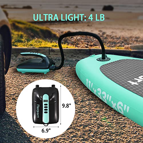 FBSPORT 11' Premium Stand Up Paddle Board with Durable SUP Accessories & Carry Bag for Youth & Adult, 20PSI High Pressure ...