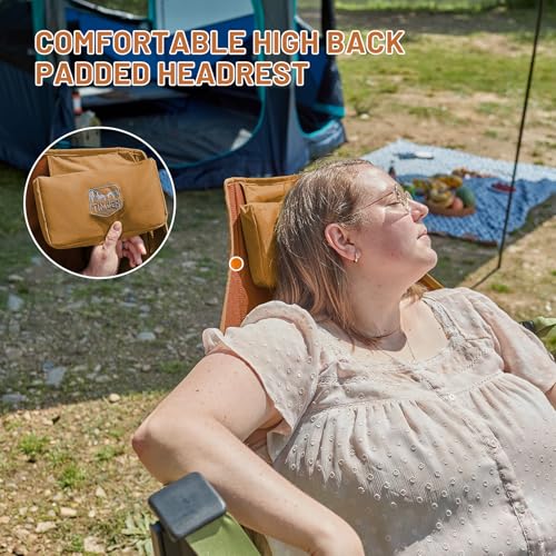 TIMBER RIDGE Hammock Camping Chair, Oversized Swinging Hammock Chair with Adjustable Back and Seat for Outdoor Lawn, Sport...