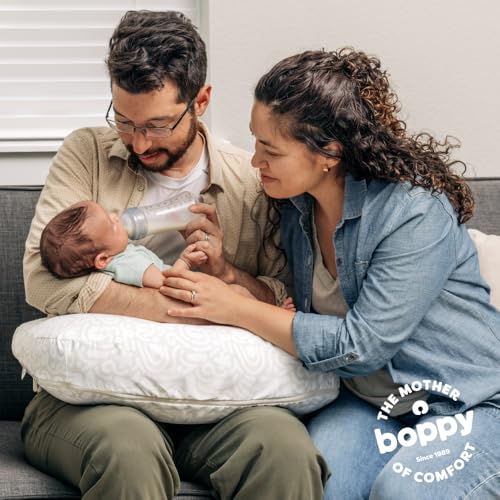Boppy Nursing Pillow - Firm, Ergonomic U-Shaped Bottle and Breastfeeding Pillow with High Lift for Comfort and Support, Sp...