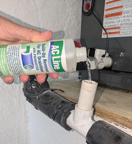 AC Line AC Drain Line Cleaner - 6 Pack / 18 Month Supply - Cleans HVAC drain lines, cleaner, condensate lines, fountain dr...