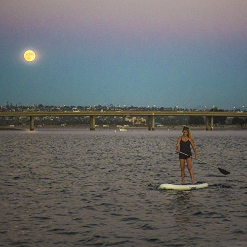 TOWER Inflatable 10’4” Stand Up Paddle Board - (6 Inches Thick) - Universal SUP Wide Stance - Premium SUP Bundle (Pump & A...