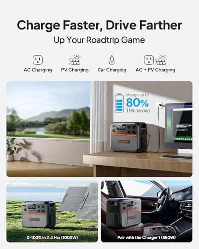 BLUETTI Solar Generator Premium 200 V2 (2025 New) with 200W Solar Panel Included, 2073.6Wh Portable Power Station w/ 2 270...