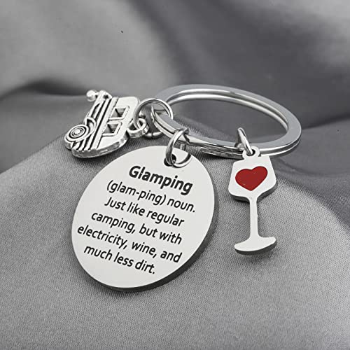 Lywjyb Birdgot Camper RV Gift Camper Keychain Glamping Lifestyle Gift Camp Lover Camping Gift