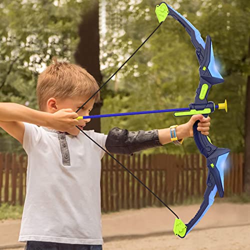 2 Pack Bow and Arrow Set for Kids, Light Up Archery Set with 14 Suction Cup Arrows, Archery Targets Outdoor Games for Kids...