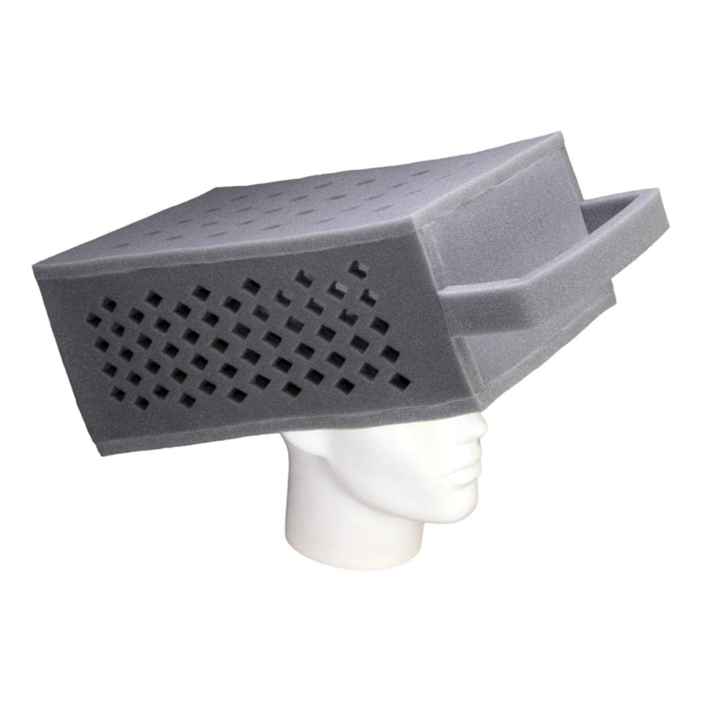 FOAM PARTY HATS: Graterhead Hat - Cheese Grater Hat - Funny Hat - Chicago Hat - Cheese Grater Foam Hat - Bears Hat - Funny Food Gift - Grater Hat - Fun Chef Hat - Cheese Hat