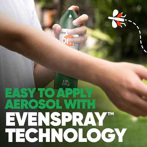 OFF! Deep Woods Insect Repellent Aerosol, Bug Spray with Long Lasting Protection from Mosquitoes, 6 oz (Pack of 12)