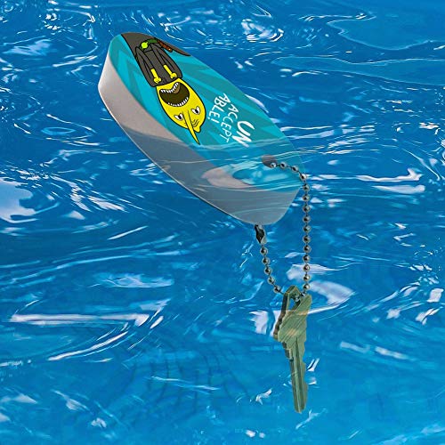 GRAPHICS & MORE Adventure Time Lemongrab Unacceptable Floating Keychain Oval Foam Fishing Boat Buoy Key Float