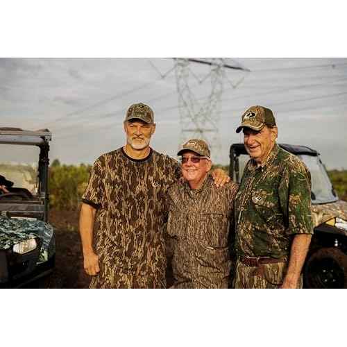 Mossy Oak Short Sleeve Cotton Mens Camo Hunting Shirt