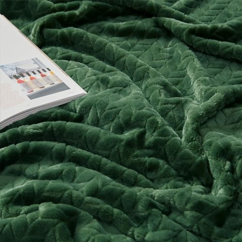 Inhand Fleece Throw Blanket, Super Soft Flannel Cozy for Adults, Washable Lightweight for Couch, Sofa, Bed, Office, Warm P...