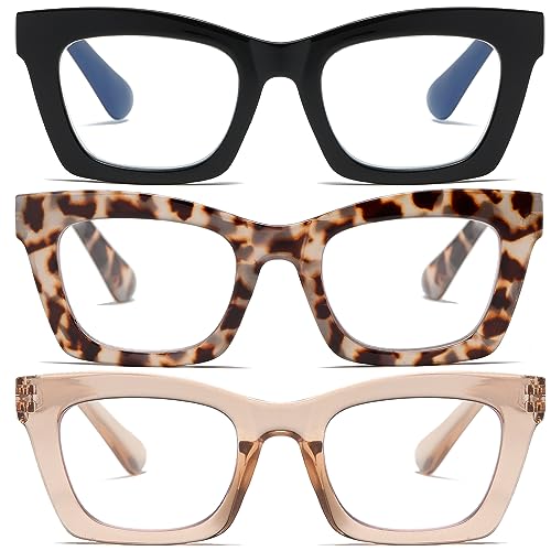 FSRTEP Oprah- Readers for Women - Stylis Style Reading Glasses with Blue Light Blocking and Spring Hinge
