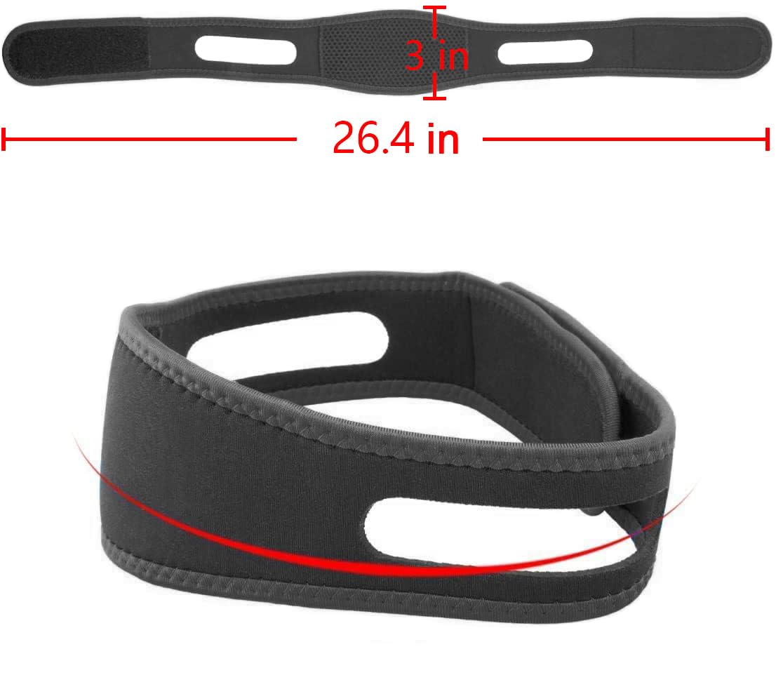 Anti Snoring Chin Strap, Stop Snoring Chin Straps for CPAP Users, Jaw Strap for Sleeping,Chin Straps to Keep Mouth Closed for Sleeping Better, Cpap Chin Strap for Sleep for Men Women