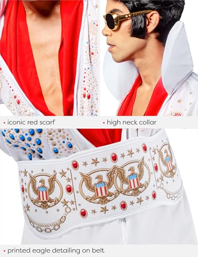 Rubies Elvis Presley: Elvis Presley Costume for Adults, Men's Small