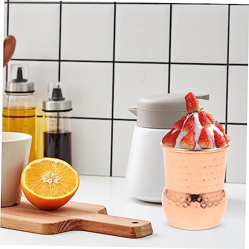Cabilock Stainless Steel Cocktail Cup Retro Drinkware for Beer Unique Design for Bar Supplies and Parties Portable Water M...