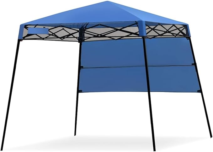 Fireflowery 7’ x 7’ Pop Up Canopy Tent, Portable Shelter Canopy w/Backpack, Outdoor Instant Canopy Tent, Lightweight & Com...