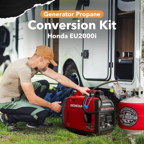 Hutch Mountain Generator Propane Conversion Kit Honda EU2000i - Tri-Fuel Conversion for Propane, Gasoline & Natural Gas - ...