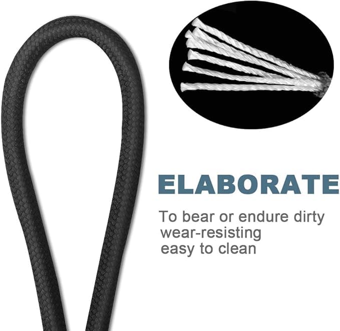 NewBEP 5 Pack Paracord Lanyard Keychain, Triangle Buckle Lock Clip Hook Strap Clasp Parachute Rope Hanging Carabiner for O...