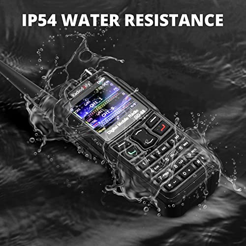 Radioddity GD-88 DMR & Analog 7W Handheld Radio, VHF UHF Dual Band Ham Two Way Radio, with GPS/APRS, Cross-Band Repeater, ...