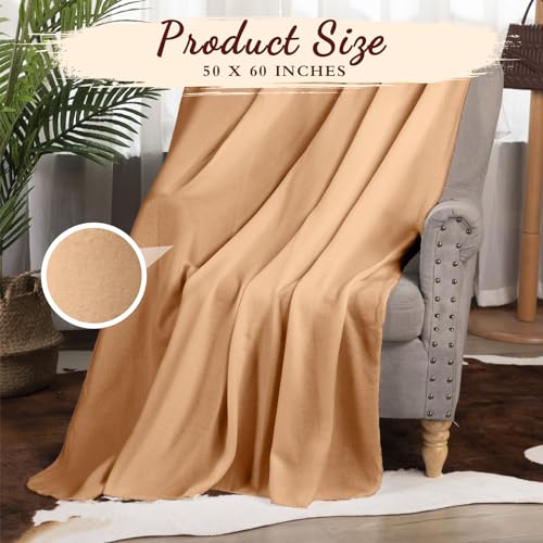 Buryeah 10 Pcs Fleece Blanket Bulk Soft Warm Fleece Blankets Cozy Lightweight Throw Blankets Plush Pet Throw Blanket for H...