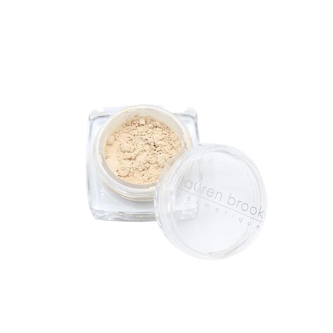 Lauren Brooke Cosmetiques Powder Eye Color, All Natural, Organic Eyeshadow Makeup (Sunglow Base)