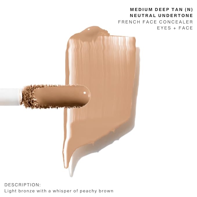 Maxine's Revenge FRENCH FACE CONCEALER | Hydrating & Blurring for Eyes + Face (Medium Deep Tan)