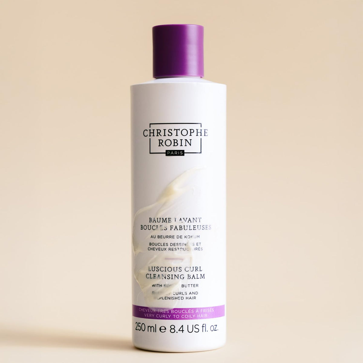 Christophe Robin Luscious Curl Cleansing Balm With Kokum Butter for Curly to Coily Hair 8.4 fl. oz