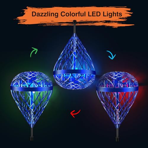 LEMATRIX 2025 Flying Bouncing Ball Toy - Interactive Outdoor Hand-Controlled Bounce Toy with 3D Flip, Outside Toys for Kid...