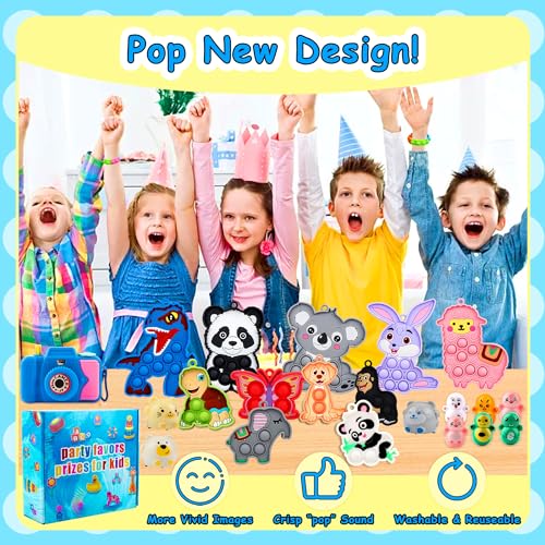 Kiss Monkey 640 PCS Prize Treasure Box Toys for Classroom, Party Favors for Kids 8-12, Fidget Toys Bulk, Goodie Bags Stuff...