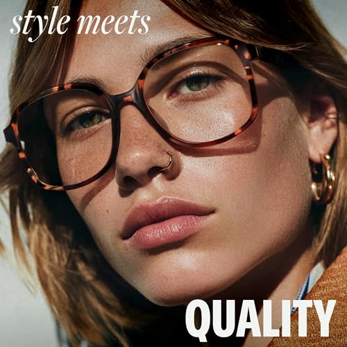 miyya Blue Light Blocking Glasses for Women, Blue Light Glasses for Women Oversized Fashion Glasses