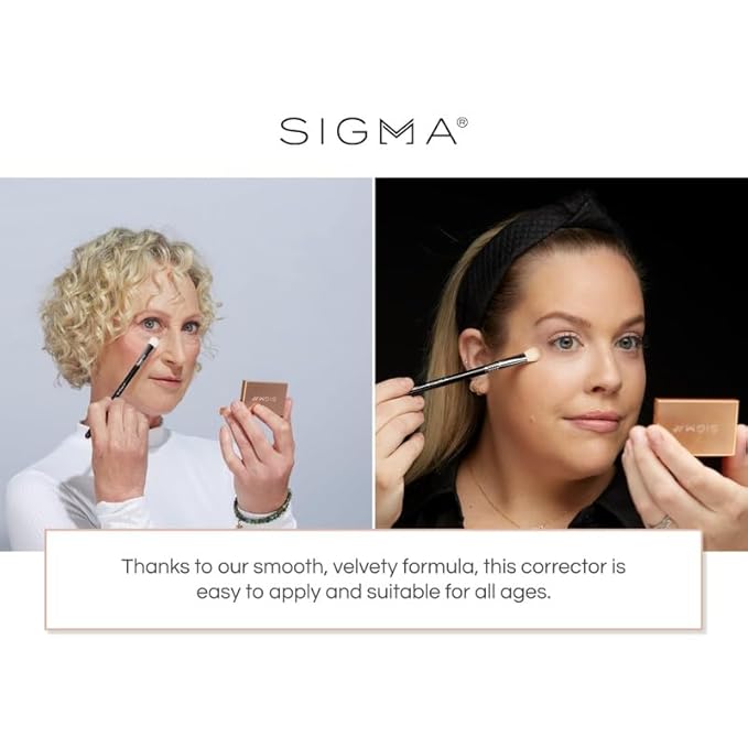Sigma Beauty Spectrum Color-Correcting Duo – Color Correcting Cream for Concealing and Priming Skin, 2in1 Makeup Set with Buildable, Customizable Shades for all Skin Types (Medium to Dark)