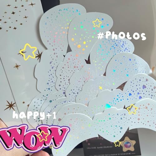 Freckles Face Tattoo, All-in-One Holographic & Gold Glitter, Waterproof and Sweatproof Sparkle Speckles Patches, Festival ...