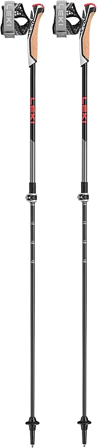 LEKI Instructor Lite Aluminum Adjustable Lightweight Trekking Poles for Hiking & Nordic Walking