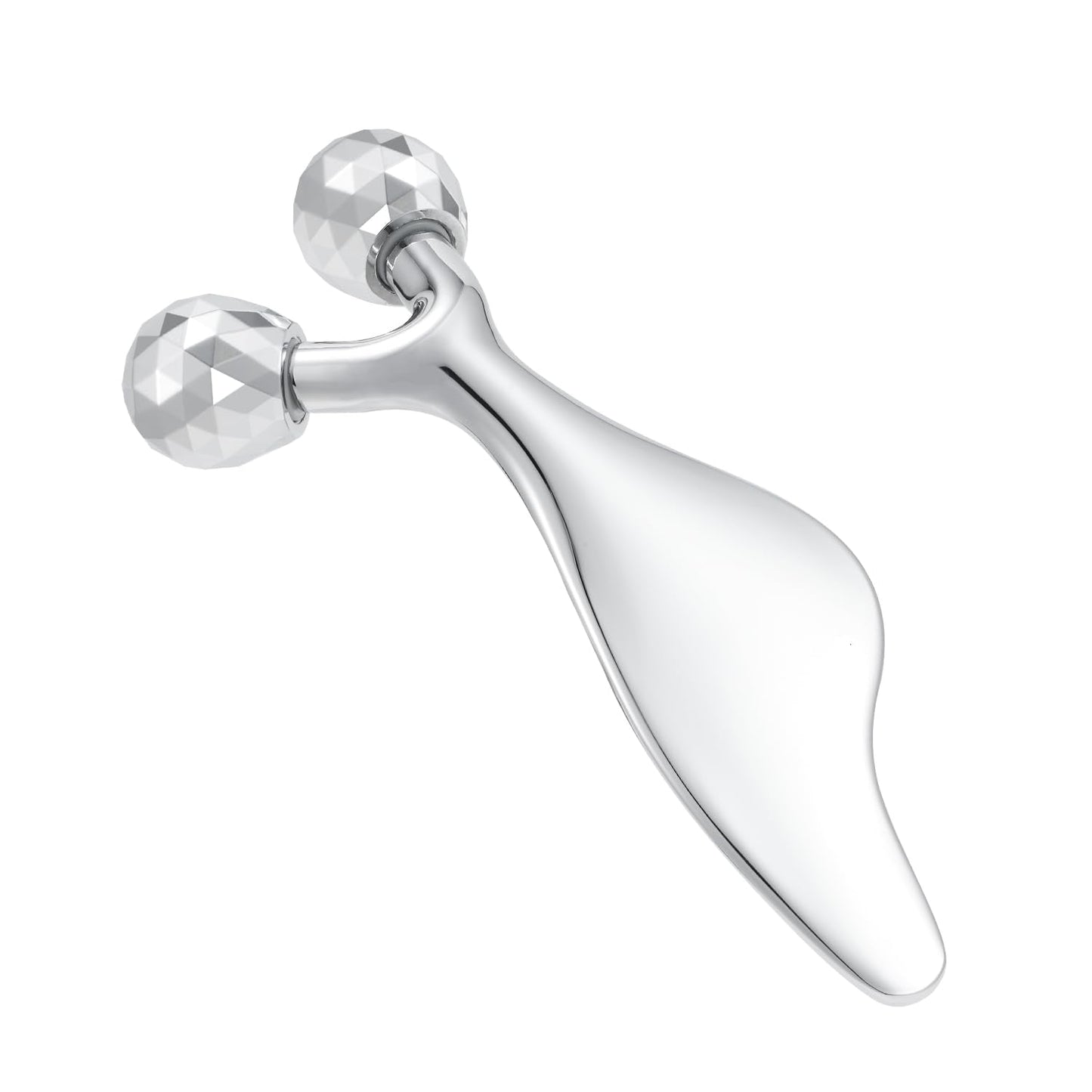 3D Metal Facial Roller Massager- Improves Complexion & Remove Eye Wrinkles, Face Massage Tool - Skin Tightening & Toning, Gua Sh