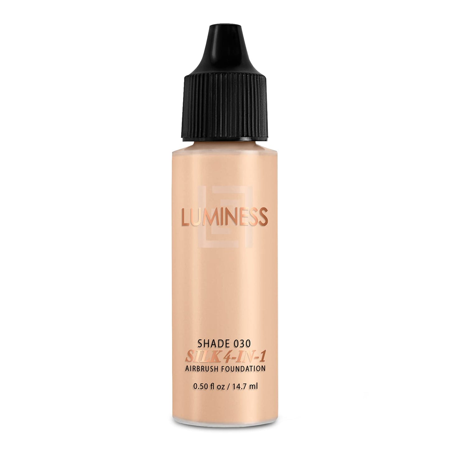 Luminess Air Silk 4-In-1 Airbrush Foundation- Foundation, Shade 030 (.5 Fl Oz) - Sheer to Medium Coverage - Anti-Aging Formula H