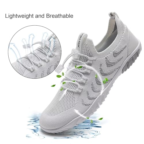 YALOX Water Shoes Men's Women's Swim Shoes Outdoor Beach Barefoot Quick-Dry Aqua Pool Socks Swimming Yoga Surfing Exercise