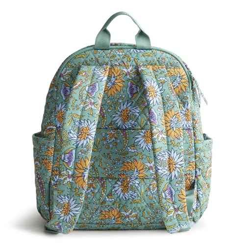 Vera Bradley Premium Cotton Bancroft Backpack, Gemstone Paisley