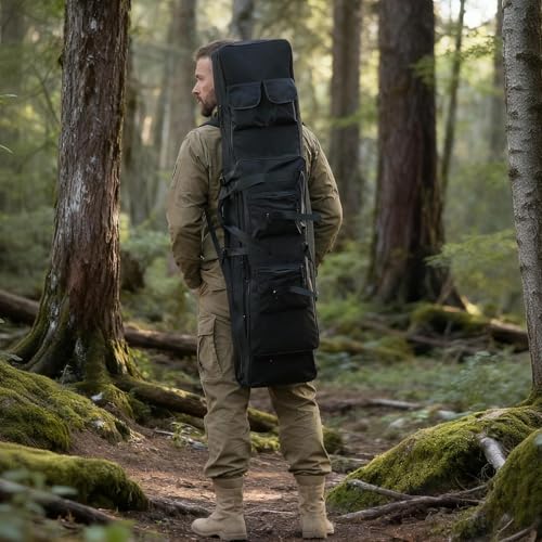 yuzhiyuan Fishing & Tactical Universal Bag - 600D Waterproof Oxford Fabric, Durable, Multi-Storage Pockets for Well-Protec...