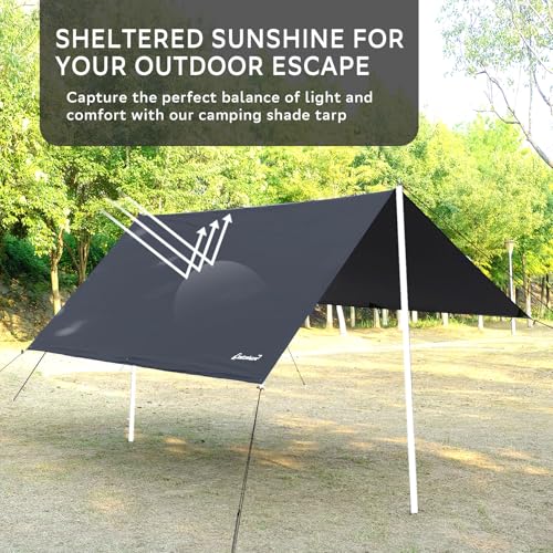 Clostnature Waterproof Camping Tarp for Tent - Ultralight Hammock Rain Fly for Backpacking, Heavy Duty Camping Hiking Awni...